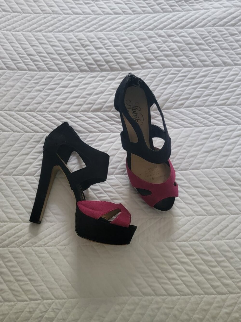 Vintage Mollini Suede High Heels